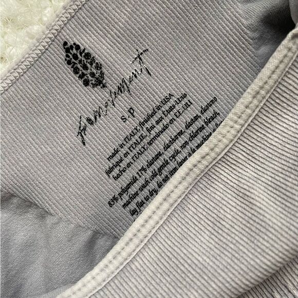 Free People Movement Good Karma Square Neck Crop Top Size Small NWOT - Picture 11 of 11